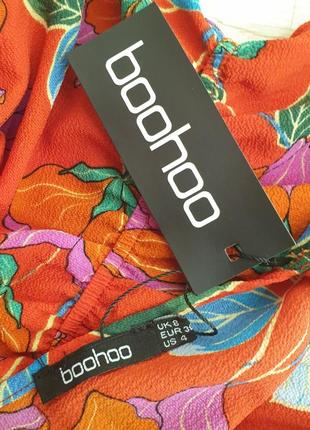 Оригінальне асиметричне довге плаття boohoo7 фото