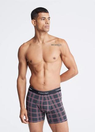 Оригинальные боксеры для отдыха calvin klein modern cotton holiday boxer brief