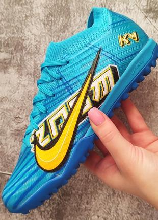 Дитячі футбольні сороконіжки nike air zoom vapor xv tf стоноги для дітей найк аір зум вапор 154 фото