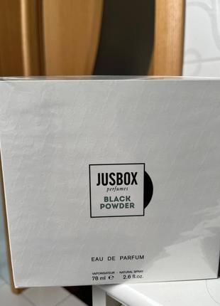 Парфумована вода jusbox black powder