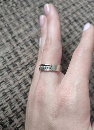 Кольцо серебро новое