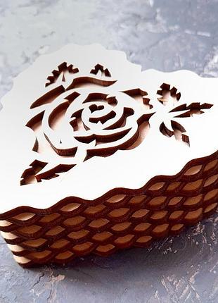 Комплект из натурального жемчуга в серебре с кристаллами циркона