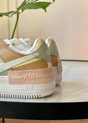 Женские кроссовки найк аир форс 1 / nike air force 1 shadow spruce aura ck3172-0023 фото