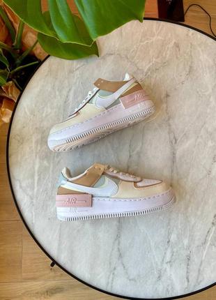 Женские кроссовки найк аир форс 1 / nike air force 1 shadow spruce aura ck3172-0025 фото