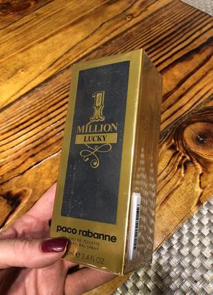 Туалетная вода для женщин объем 100 мл. в стиле paco rabanne million lucky