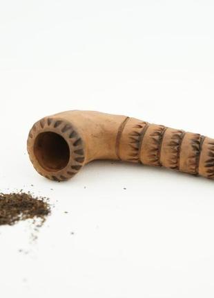 Курительная трубка керамическая этно4 фото