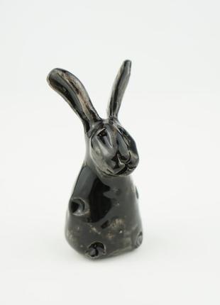 Статуетка кролика 2023 чорного gift rabbit black  фигурка кролика
