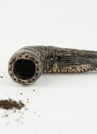 Курительная трубка керамическая патриотическая подарок патриоту3 фото