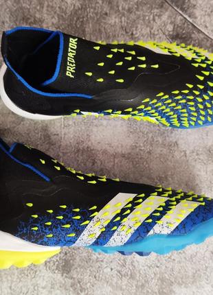 Дитячі футбольні сороконіжки adidas predator freak tf стоноги для дітей адідас предатор фрік3 фото