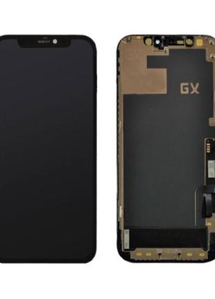 Iphone 12 дисплей (екран) та сенсор (тачскрін) чорний hard oled gx