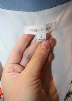 Платье кимоно с цветочным принтом на запах honey punch, s