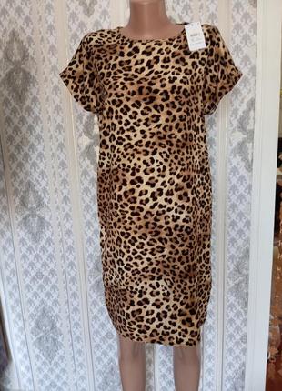 Платье тигриный принт2 фото