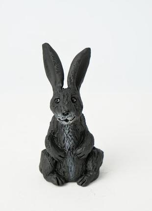 Фигурка кролика фигурка кролика черного rabbit figurine black2 фото