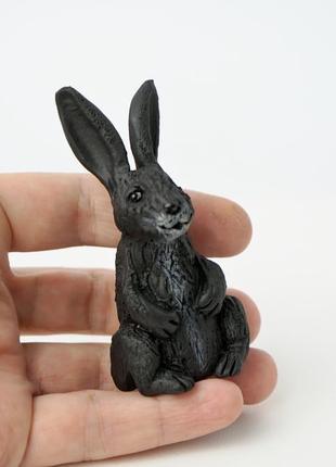 Фигурка кролика кролика черного rabbit figurine black5 фото