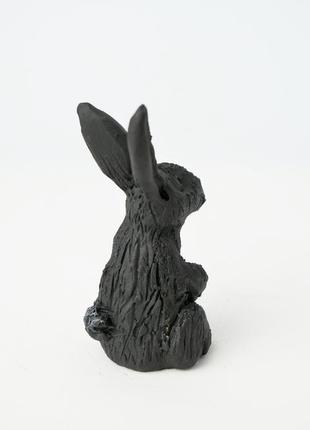 Фигурка кролика кролика черного rabbit figurine black4 фото