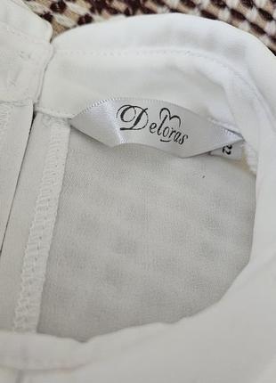 Блуза белая на девочку delores4 фото