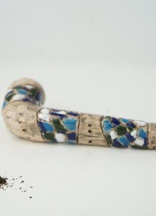 Трубка курительная мозаика коллекционная авторская подарок мужчине5 фото