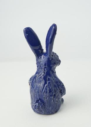 Фигурка кролика 2023 года фигурка кролика синего3 фото