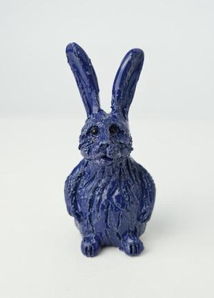 Фігурка кролика 2023 роки фігурка кролика синього2 фото
