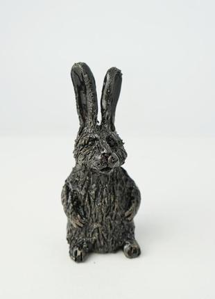 Фігурка кролик 2023 фігурка кролика чорного1 фото