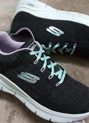 Кроссовки мокасины текстиль жен.42-43р.skechersвьетнам