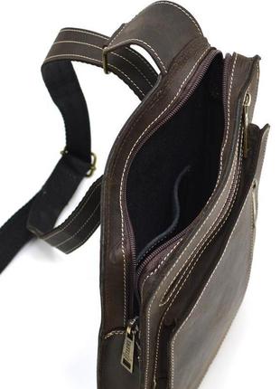 Шкіряний рюкзак слінг нагрудна сумка tarwa rc-0096-3md6 фото