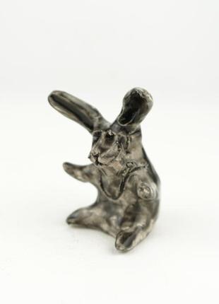 Статуетка кролика 2023 фігурка кролик gift rabbit black2 фото