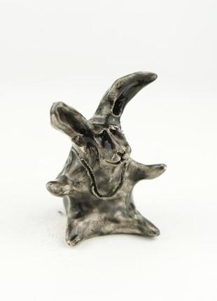 Статуетка кролика 2023 фігурка кролик gift rabbit black3 фото