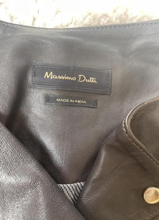 Куртка massimo dutti натуральная замша xs хаки5 фото