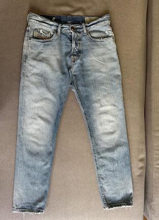 Джинси diesel w30 l32 taper, slim, skinny