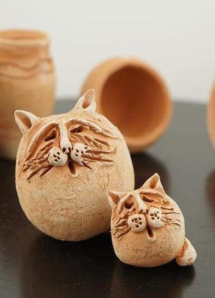 Фигуркы кошек кот подарок cat figurine