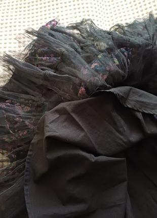 Пышное фатиновое платье monnalisa 5 лет, люкс бренд8 фото