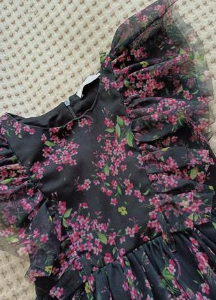 Пышное фатиновое платье monnalisa 5 лет, люкс бренд5 фото
