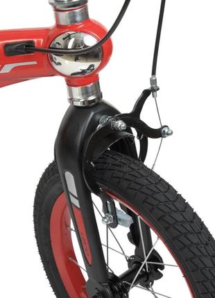 Велосипед дитячий lanq wln1239d-t-3 12 дюймів, червоний4 фото