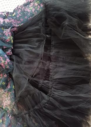 Пышное фатиновое платье monnalisa 5 лет, люкс бренд6 фото
