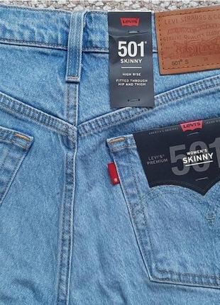 Джинсы levi's premium 501 skinny5 фото