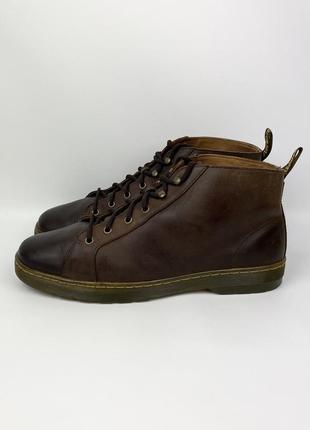 Кожаные ботинки dr. martens coburg оригинал коричневый размер 46