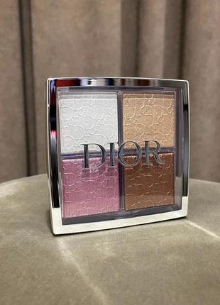 Палетка хайлайтеров dior backstage face glow palette 0011 фото