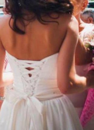 Свадебное платье,айвори4 фото