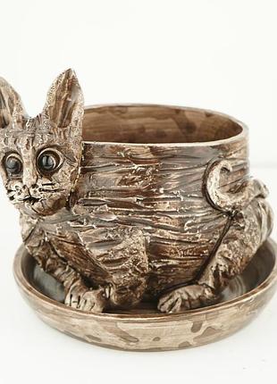 Горщик для кактусів кіт cactus pot
