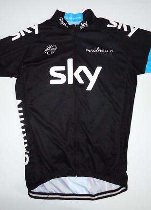 Велофутболка  rapha sky pinarello garmin cycling jersey (l-xl)1 фото