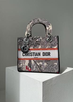 Сумка жіноча в стилі christian dior lady d-lite safari1 фото