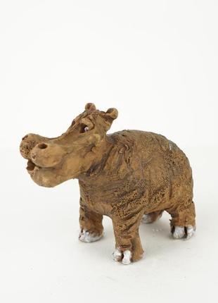 Статуетка бегемота декор бегемот hippopotamus figurine3 фото