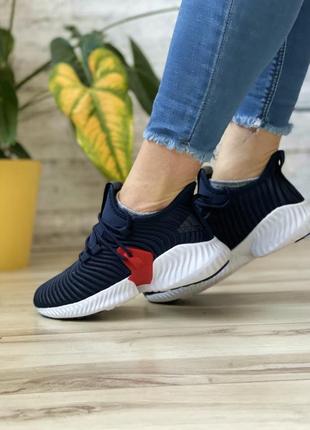 Sale! кроссовки женские adidas alphabounce instinct темно-синие8 фото