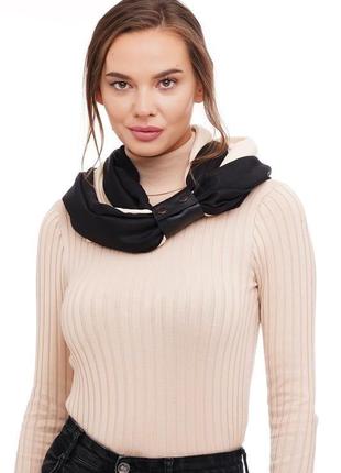 Кашеміровий шарф "мілан", шарф снуд, шарф бактус, зимовий жіночий шарф, великий жіночий шарф1 фото