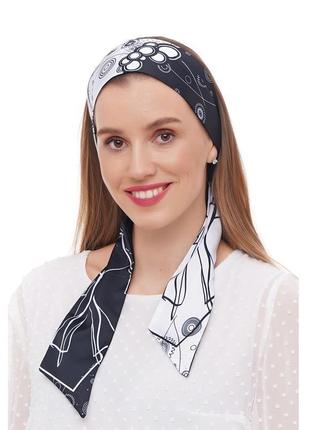 Стрічка твіллі + гумка, шарфик-краватка, шарф-стрічка my scarf4 фото