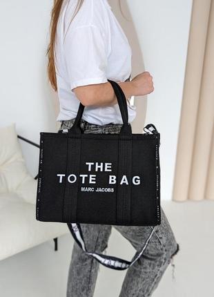 Сумка the jacquard medium tote bag текстиль1 фото