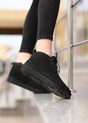 Ugg neumel black lace up  🆕 шикарные женские угги 🆕 купить наложенный платёж9 фото