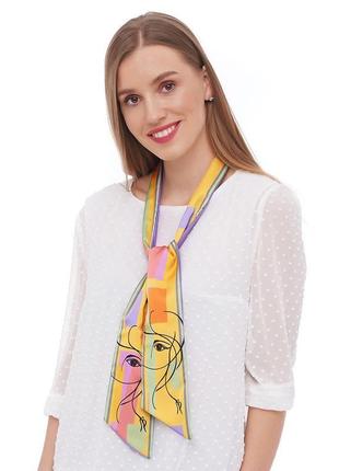 Стрічка твіллі + гумка, шарфик-краватка, шарф-стрічка my scarf