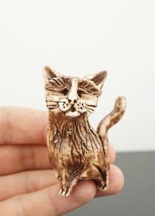 Кот фигурка cat figurine коллекция коты5 фото